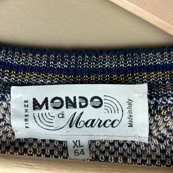 MONDO di Marco Made in Italy Grampa Sweater XL - Picture 3 of 9